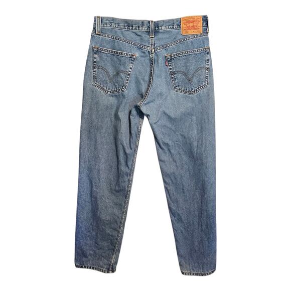Vintage Levis 550 Jeans Mens 34x32 Blue Denim Relaxed Fit 5 Pocket Straight Leg - Picture 2 of 14